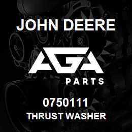 0750111 John Deere THRUST WASHER | AGA Parts