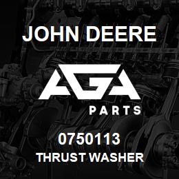 0750113 John Deere THRUST WASHER | AGA Parts