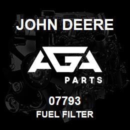 07793 John Deere FUEL FILTER | AGA Parts