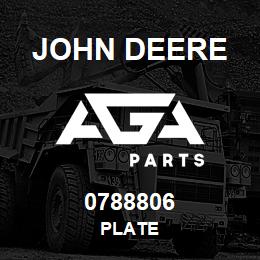 0788806 John Deere PLATE | AGA Parts