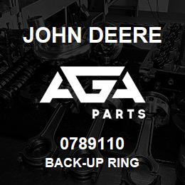 0789110 John Deere BACK-UP RING | AGA Parts