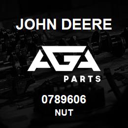 0789606 John Deere NUT | AGA Parts