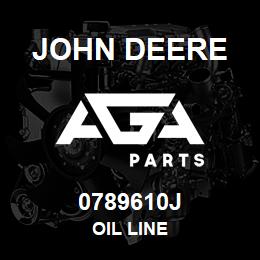 0789610J John Deere OIL LINE | AGA Parts