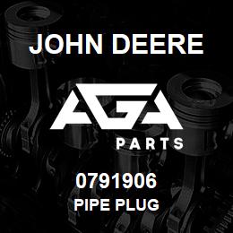 0791906 John Deere PIPE PLUG | AGA Parts