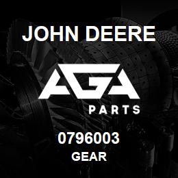 0796003 John Deere GEAR | AGA Parts