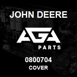 0800704 John Deere COVER | AGA Parts