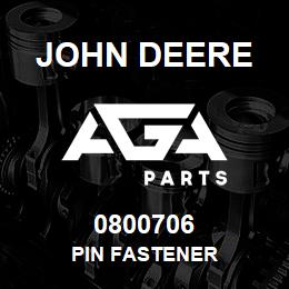 0800706 John Deere PIN FASTENER | AGA Parts