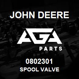0802301 John Deere SPOOL VALVE | AGA Parts