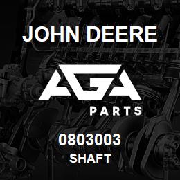 0803003 John Deere SHAFT | AGA Parts