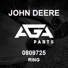 0809725 John Deere RING | AGA Parts