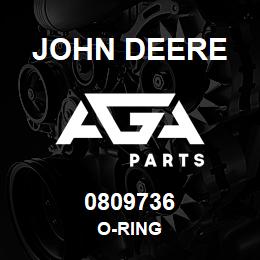 0809736 John Deere O-RING | AGA Parts