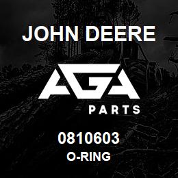 0810603 John Deere O-RING | AGA Parts