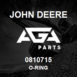 0810715 John Deere O-RING | AGA Parts