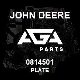 0814501 John Deere PLATE | AGA Parts
