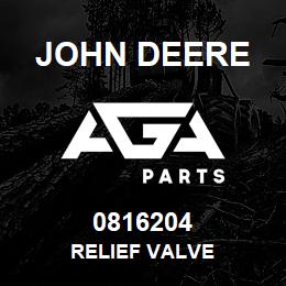 0816204 John Deere RELIEF VALVE | AGA Parts