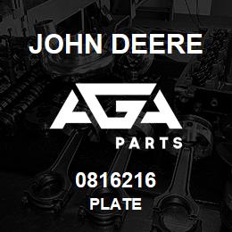 0816216 John Deere PLATE | AGA Parts