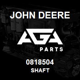 0818504 John Deere SHAFT | AGA Parts
