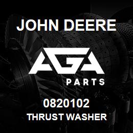 0820102 John Deere THRUST WASHER | AGA Parts