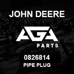 0826814 John Deere PIPE PLUG | AGA Parts