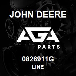 0826911G John Deere LINE | AGA Parts