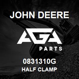 0831310G John Deere HALF CLAMP | AGA Parts