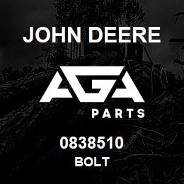 0838510 John Deere BOLT | AGA Parts