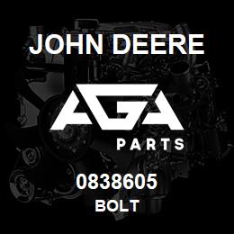 0838605 John Deere BOLT | AGA Parts