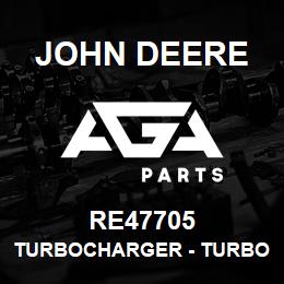 RE47705 John Deere Turbocharger - TURBOCHARGER, | AGA Parts