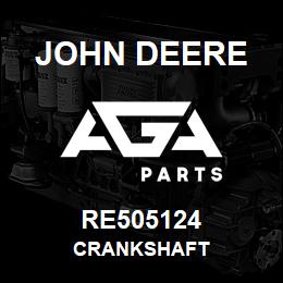 RE505124 John Deere CRANKSHAFT | AGA Parts