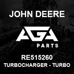 RE515260 John Deere Turbocharger - TURBOCHARGER, | AGA Parts