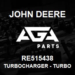 RE515438 John Deere Turbocharger - TURBOCHARGER, | AGA Parts