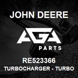 RE523366 John Deere Turbocharger - TURBOCHARGER, | AGA Parts
