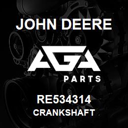 RE534314 John Deere CRANKSHAFT | AGA Parts