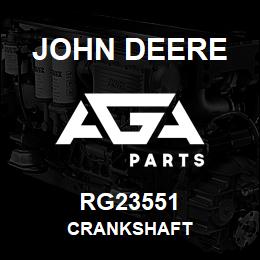 RG23551 John Deere CRANKSHAFT | AGA Parts