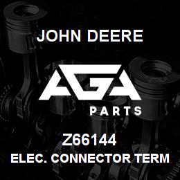 Z66144 John Deere Elec. Connector Terminal - ELEC. CONNECTOR TERMINAL | AGA Parts
