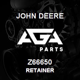 Z66650 John Deere RETAINER | AGA Parts