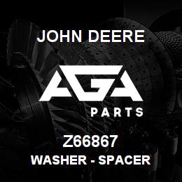Z66867 John Deere Washer - SPACER | AGA Parts