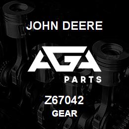 Z67042 John Deere GEAR | AGA Parts