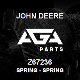 Z67236 John Deere Spring - SPRING | AGA Parts