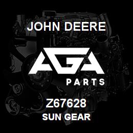 Z67628 John Deere SUN GEAR | AGA Parts