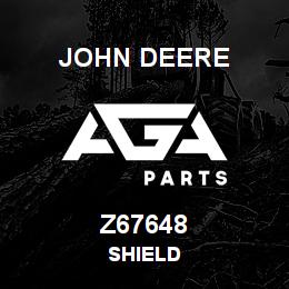 Z67648 John Deere SHIELD | AGA Parts