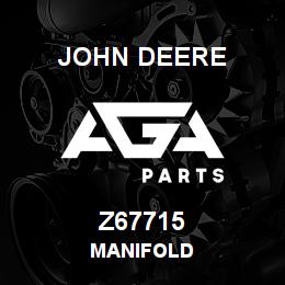 Z67715 John Deere MANIFOLD | AGA Parts