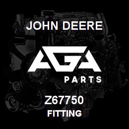 Z67750 John Deere FITTING | AGA Parts