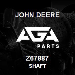 Z67887 John Deere SHAFT | AGA Parts