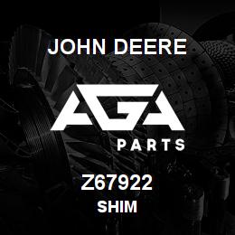 Z67922 John Deere SHIM | AGA Parts