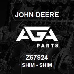 Z67924 John Deere SHIM - SHIM | AGA Parts