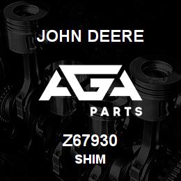 Z67930 John Deere SHIM | AGA Parts