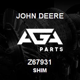 Z67931 John Deere SHIM | AGA Parts