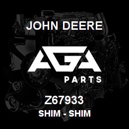 Z67933 John Deere SHIM - SHIM | AGA Parts