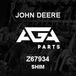 Z67934 John Deere SHIM | AGA Parts